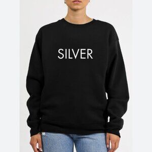 Brunette The Label Black 'Silver' Sweater